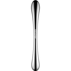 SATISFYER - COSMIC CREST 1 DOPPELDILDO AUS EDELSTAHL – Produktansicht 4