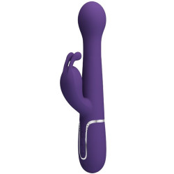PRETTY LOVE - DEJON RABBIT VIBRATOR 3 IN 1 MULTIFUNKTIONS-LILA – Produktansicht 2
