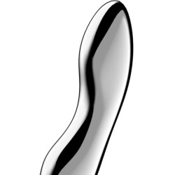 SATISFYER - COSMIC CREST 2 DOPPELDILDO AUS EDELSTAHL – Produktansicht 3