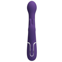 PRETTY LOVE - DEJON RABBIT VIBRATOR 3 IN 1 MULTIFUNKTIONS-LILA – Produktansicht 3