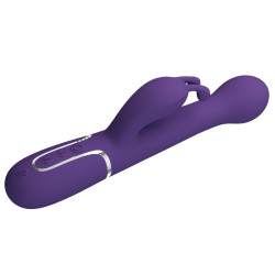 PRETTY LOVE - DEJON RABBIT VIBRATOR 3 IN 1 MULTIFUNKTIONS-LILA – Produktansicht 4