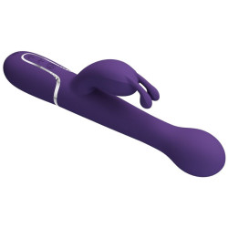 PRETTY LOVE - DEJON RABBIT VIBRATOR 3 IN 1 MULTIFUNKTIONS-LILA – Produktansicht 7