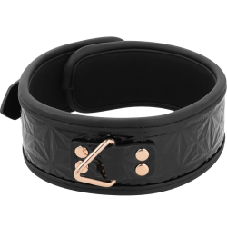 BEGME - BLACK EDITION PREMIUM VEGANER LEDERHALSBAND – Produktansicht 3