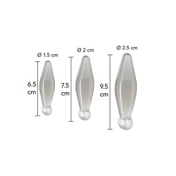 TOYJOY - ANAL PLAY FINGER RIMMER 3 STÜCK TRANSPARENT – Produktansicht 2