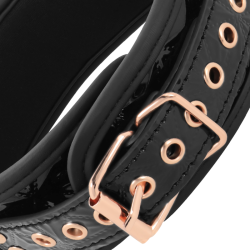 BEGME - BLACK EDITION PREMIUM VEGANER LEDERHALSBAND – Produktansicht 5