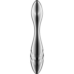 SATISFYER - PURE GRAVITY 3 EDELSTAHL DOPPELENDELLER DILDO – Produktansicht 2
