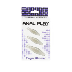TOYJOY - ANAL PLAY FINGER RIMMER 3 STÜCK TRANSPARENT – Produktansicht 3