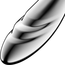 SATISFYER - PURE GRAVITY 3 EDELSTAHL DOPPELENDELLER DILDO – Produktansicht 3