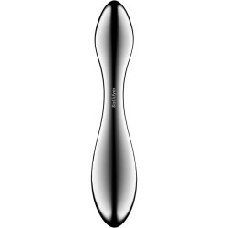 SATISFYER - PURE GRAVITY 3 EDELSTAHL DOPPELENDELLER DILDO – Produktansicht 4