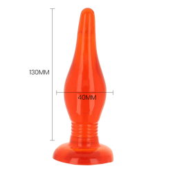BAILE - ROTER SOFT TOUCH ANALSTECKER 14.2 CM – Produktansicht 5