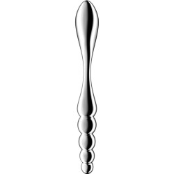 SATISFYER - STAR FORCE 1 DOPPELDILDO AUS EDELSTAHL – Produktansicht 2