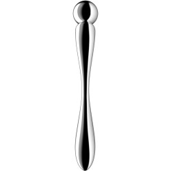 SATISFYER - STAR FORCE 2 DOPPELDILDO AUS EDELSTAHL – Produktansicht 2