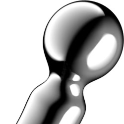 SATISFYER - STAR FORCE 2 DOPPELDILDO AUS EDELSTAHL – Produktansicht 3