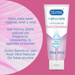 DUREX - NATURALS EXTRA SENSITIVES SCHMIERMITTEL 100 ML – Produktansicht 3