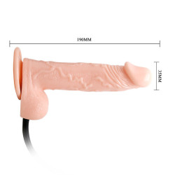 BAILE - REALISTISCHER VIBRIERENDER UND AUFBLASBARER DILDO – Produktansicht 3
