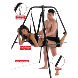HIDDEN DESIRE - EXTREME LOVERS SEXSCHAUKEL MIT GESTELL – Produktansicht 3