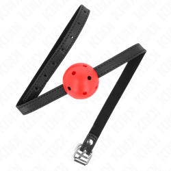 KINK - SIMPLICITY ROT ATMUNGSAKTIVER 4,5 CM BALLGAG 62 x 1,5 CM – Produktansicht 2