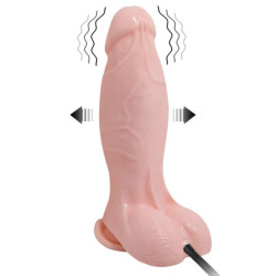BAILE - REALISTISCHER VIBRIERENDER UND AUFBLASBARER DILDO 18.8 CM – Produktansicht 2