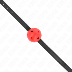 KINK - SIMPLICITY ROT ATMUNGSAKTIVER 4,5 CM BALLGAG 62 x 1,5 CM – Produktansicht 4