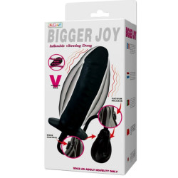 BAILE - BIGGER JOY AUFBLASBARER DILDO MIT VIBRATION 16 CM – Produktansicht 3