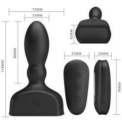 PRETTY LOVE - MARRIEL PROSTATISCHER VIBRATOR UND AUFBLASBAR – Produktansicht 3
