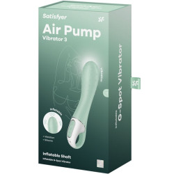 SATISFYER - AIR PUMP VIBRATOR 3 AUFBLASBARER G-PUNKT MINT – Produktansicht 6