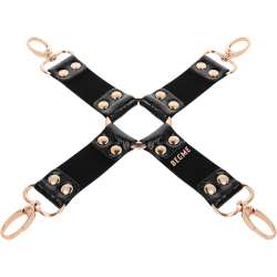 BEGME - BLACK EDITION VEGANE LEDER-HOG-KRAWATTE – Produktansicht 4