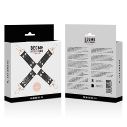 BEGME - BLACK EDITION VEGANE LEDER-HOG-KRAWATTE – Produktansicht 5