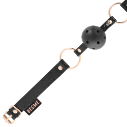 BEGME - BLACK EDITION BALLKNEBEL VEGANES LEDER – Produktansicht 3