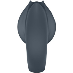 SATISFYER - PERFECT PAIR 2 MULTIVIBRATOR 2 IN 1 PENISRING UND FINGERSTIMULATOR GRAU – Produktansicht 7