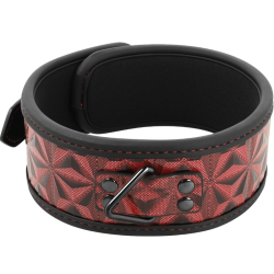 BEGME - RED EDITION PREMIUM VEGANES LEDERHALSBAND MIT NEOPRENFUTTER – Produktansicht 3