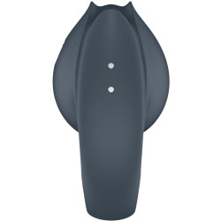 SATISFYER - PERFECT PAIR 2 MULTIVIBRATOR 2 IN 1 PENISRING UND FINGERSTIMULATOR GRAU – Produktansicht 8