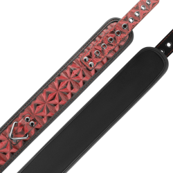 BEGME - RED EDITION PREMIUM VEGANES LEDERHALSBAND MIT NEOPRENFUTTER – Produktansicht 4
