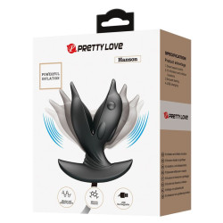 PRETTY LOVE - AUFBLASBARER & WIEDERAUFLADBARER DELFIN ANALSPLUG – Produktansicht 10