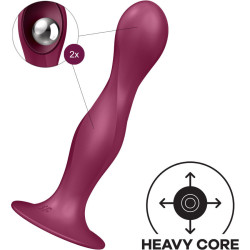 SATISFYER - DOUBLE BALL-R SILIKONDILDO – Produktansicht 3