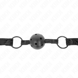 KINK - RAUTENMUSTER-BALL 4,5 CM GAG MODELL 3 64,5 CM VERSTELLBAR 42-60 CM – Produktansicht 3