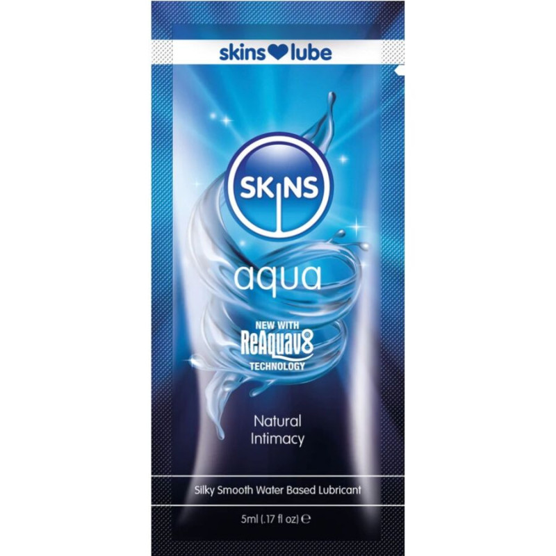 SKINS - AQUA GLEITMITTEL AUF WASSERBASIS, EINZELDOSIS 5 ML