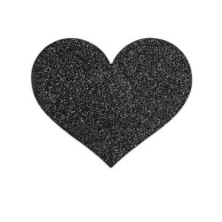 BIJOUX - INDISCRETS FLASH BLACK HEART NIPPLE CUTS – Produktansicht 2