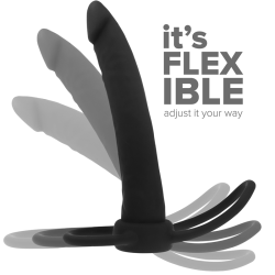 MYTHOLOGY - COBI ONYX ANAL DILDO MIT SCHWANZ- UND HODENRING 13 CM SILIKON – Produktansicht 4