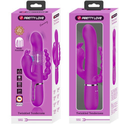 PRETTY LOVE - CAMMY TRIPLE VIBRATOR MULTIFUNKTION 4 IN 1 ROSA – Produktansicht 10