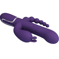 PRETTY LOVE - CAMMY TRIPLE VIBRATOR MULTIFUNKTION 4 IN 1 LILA – Produktansicht 3