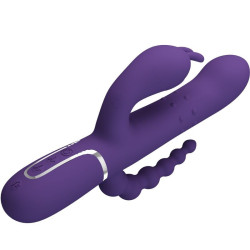 PRETTY LOVE - CAMMY TRIPLE VIBRATOR MULTIFUNKTION 4 IN 1 LILA – Produktansicht 4