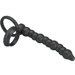 PRETTY LOVE - DILLION DOPPELTE PENETRATION COCK RING SCHWARZ – Produktansicht 5