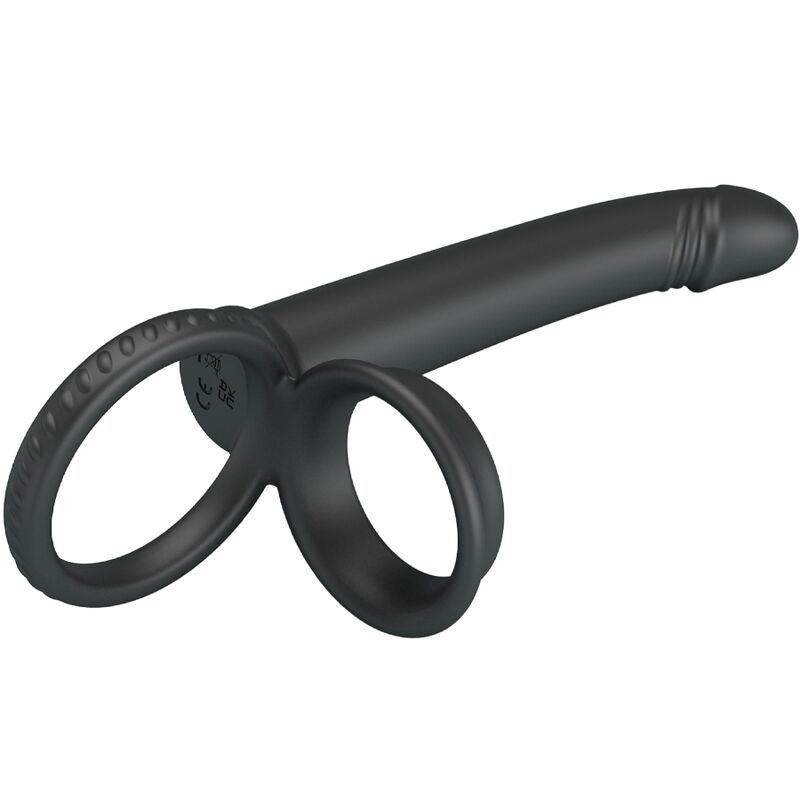 PRETTY LOVE - DILLION DOPPELTE PENETRATION DOPPELTER COCKRING SCHWARZ
