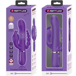 PRETTY LOVE - CAMMY TRIPLE VIBRATOR MULTIFUNKTION 4 IN 1 LILA – Produktansicht 9