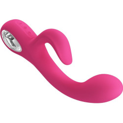 PRETTY LOVE - FRITZ RABBIT VIBRATOR 12 VIBRATIONEN ROSA – Produktansicht 5