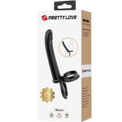 PRETTY LOVE - DILLION DOPPELTE PENETRATION DOPPELTER COCKRING SCHWARZ – Produktansicht 8