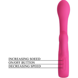 PRETTY LOVE - FRITZ RABBIT VIBRATOR 12 VIBRATIONEN ROSA – Produktansicht 6