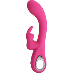 PRETTY LOVE - NOVAK RABBIT VIBRATOR 12 VIBRATIONEN ROSA – Produktansicht 4