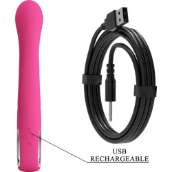 PRETTY LOVE - NOVAK RABBIT VIBRATOR 12 VIBRATIONEN ROSA – Produktansicht 8